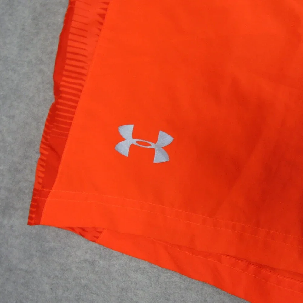 Under Armour Mens Swim‎ Trunks LG x 6 Bright Orange 100% Polyester Drawstring